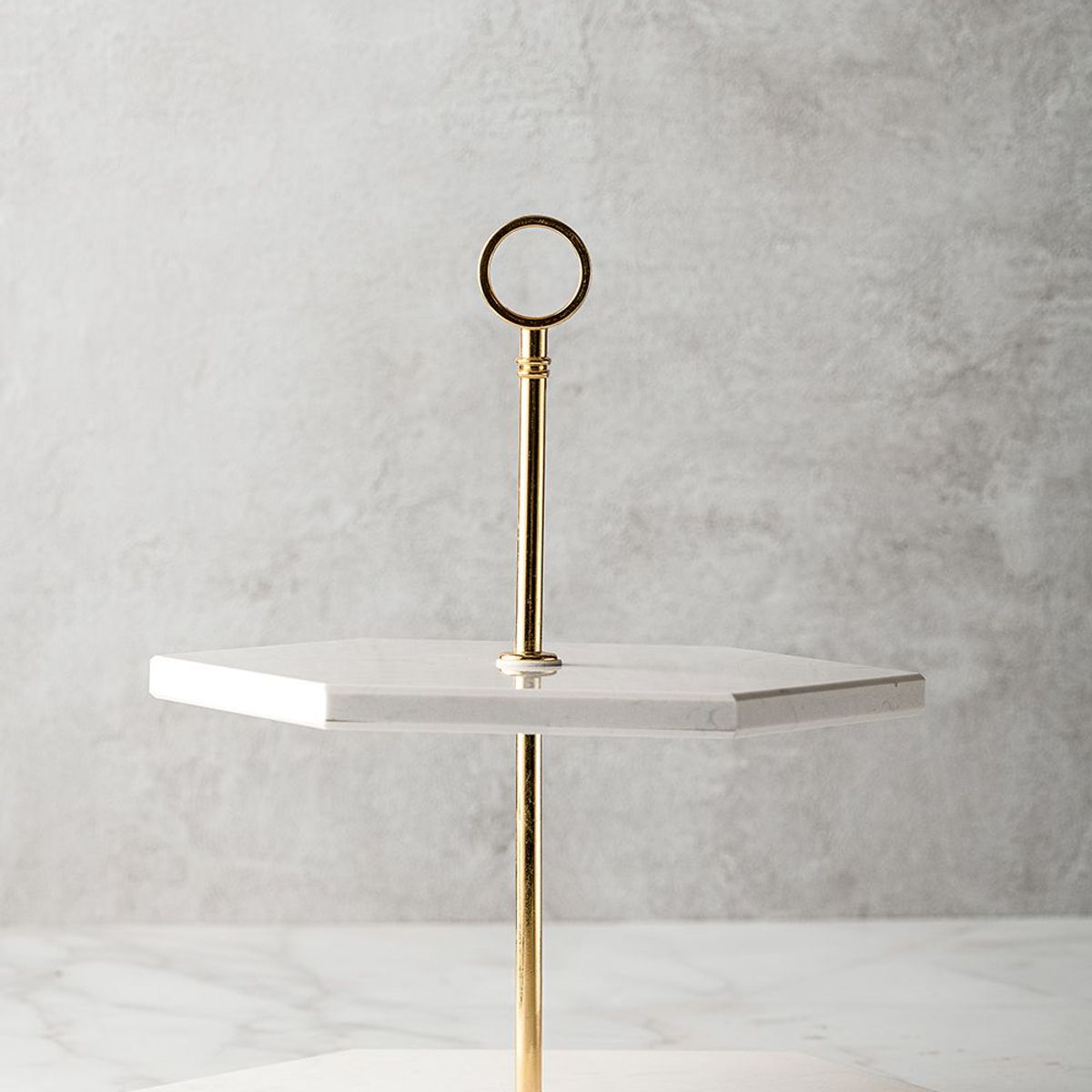 GENERICO - Pedestal Hexagonal de Marmol