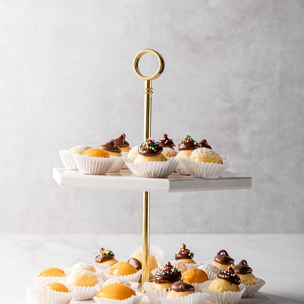 GENERICO - Pedestal Hexagonal de Marmol