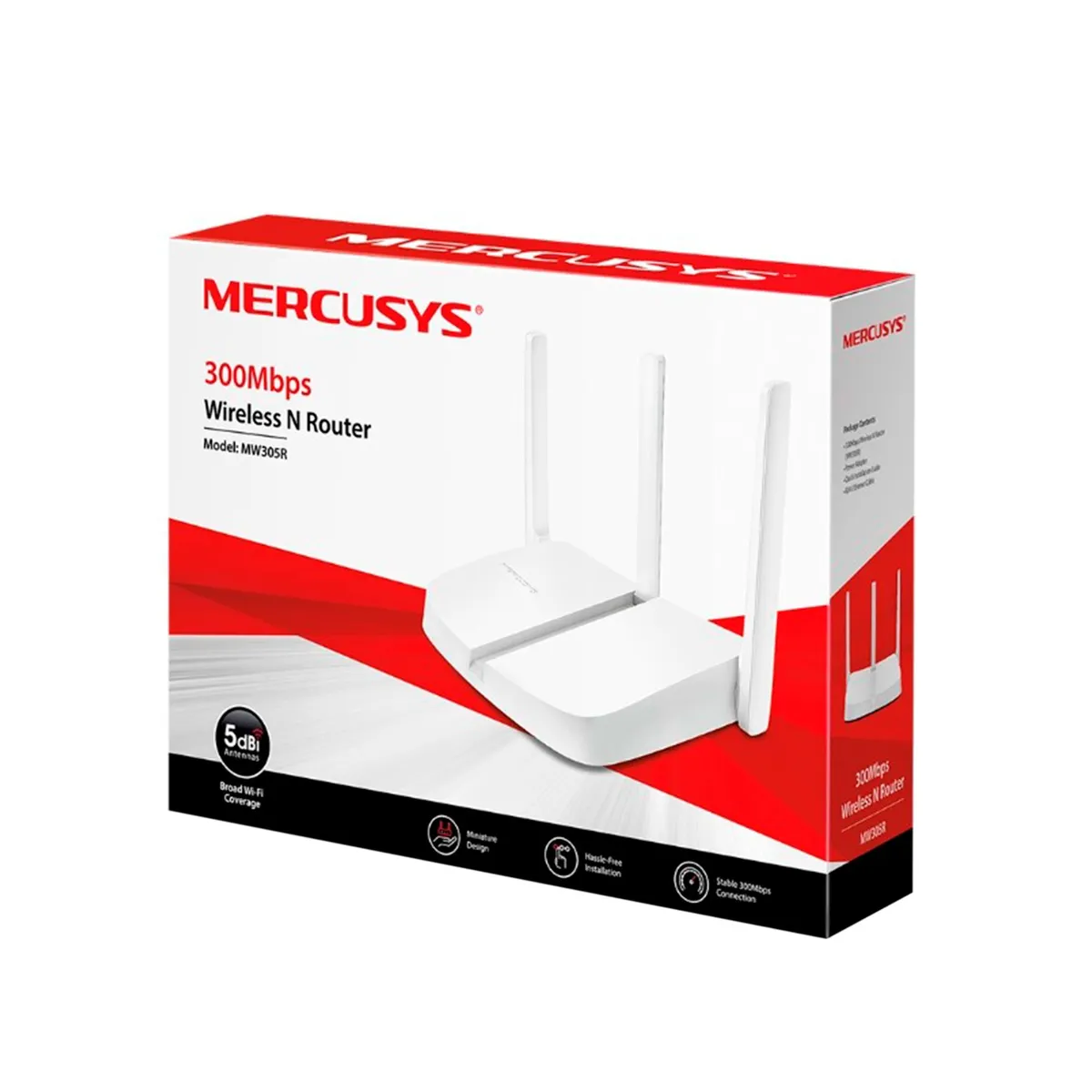 MERCUSYS - ROUTER MERCUSYS N300MBPS WI-FI 2.4GHZ P/N: MW305R