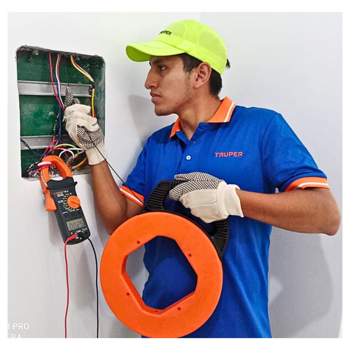 TRUPER - kit pinza amperimétrica industrial Destornillador inalámbrico Truper