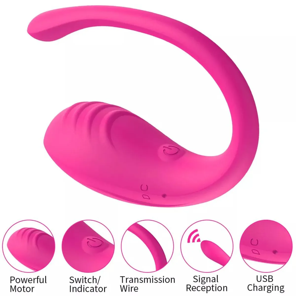 GENERICO - Consolador Bluetooth Remoto Vibrador Smart
