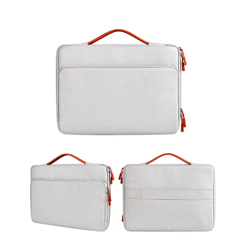 GENERICO - Maleta Maletin porta Laptop o Macbook Air Pro 15.6 - 14 - Gris