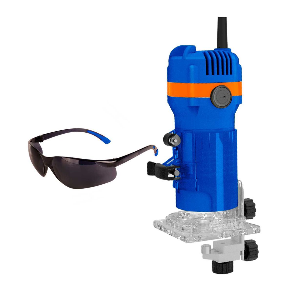 GENERICO - RUTEADORA PALMA ¼ FRESADORA 500W CORTADORA MADERA CARPINTERO