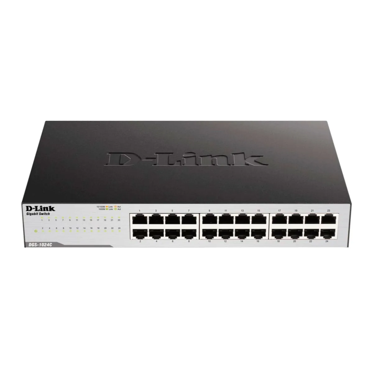 D LINK - SWITCH 24 PUERTOS DGS-1024C DLINK 10/100/1000MBPS P/N: DGS-1024C