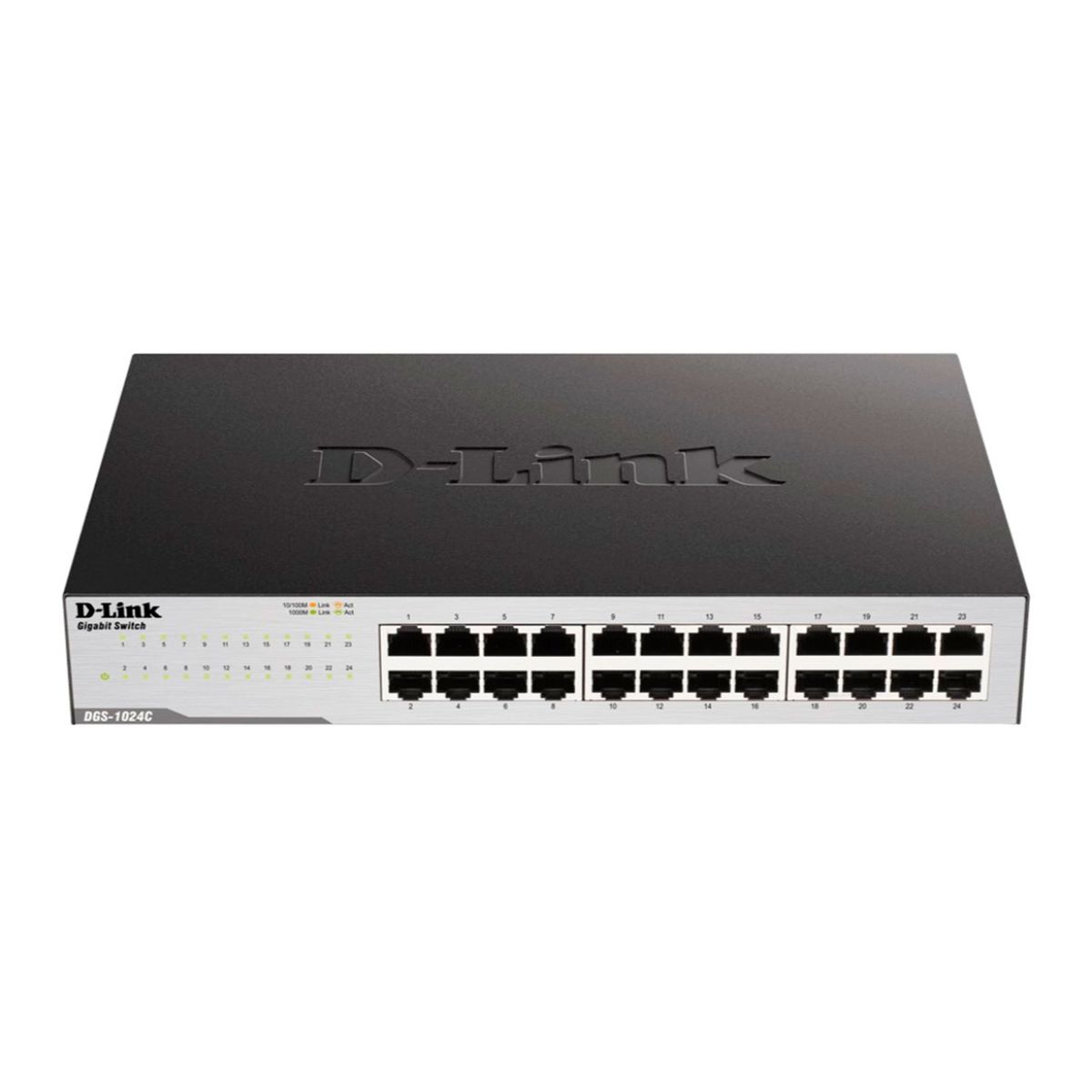 D LINK - SWITCH 24 PUERTOS DGS-1024C DLINK 10/100/1000MBPS P/N: DGS-1024C
