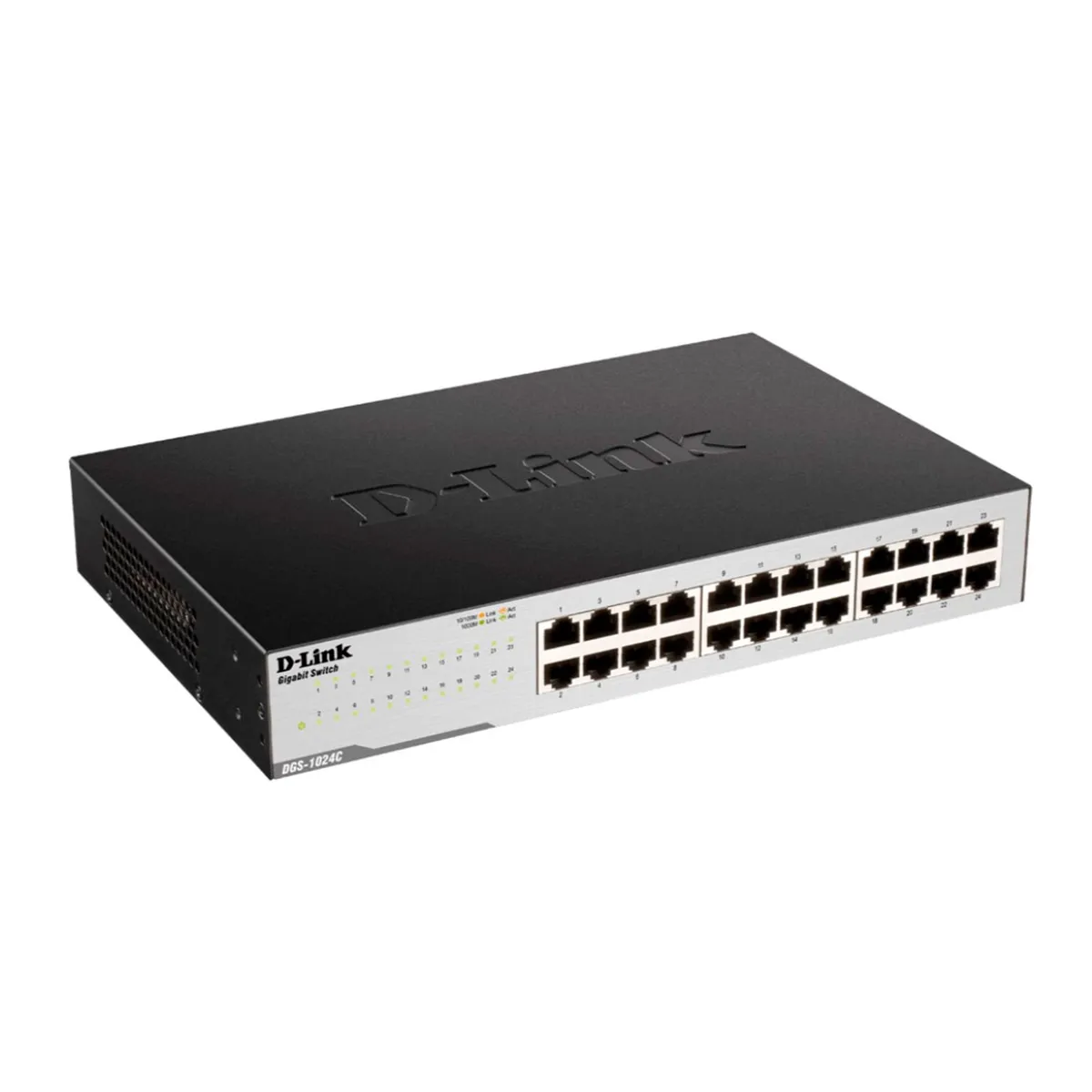 D LINK - SWITCH 24 PUERTOS DGS-1024C DLINK 10/100/1000MBPS P/N: DGS-1024C