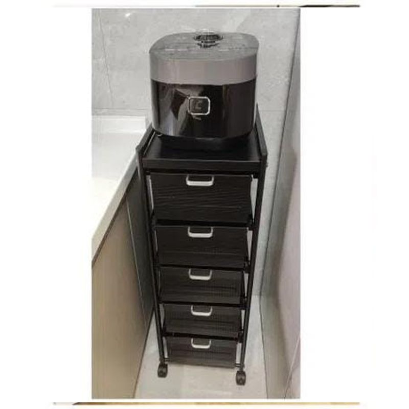 GENERICO - Organizador Zapatera Multiusos De 5 Niveles negro