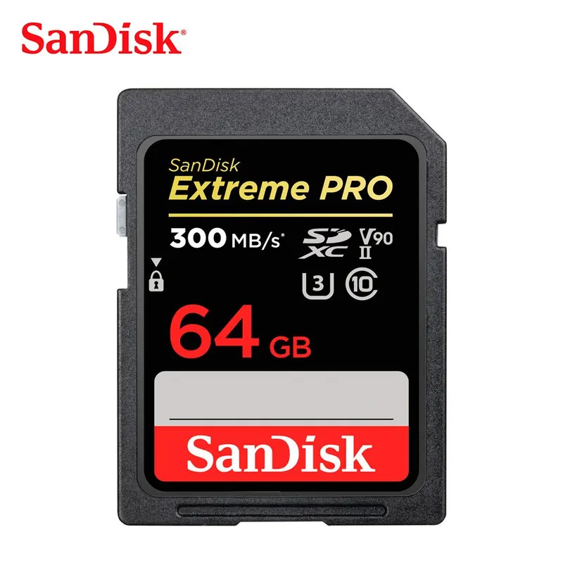 SANDISK - Memoria SD SanDisk 64GB Extreme PRO UHS-II  V90 SDXC