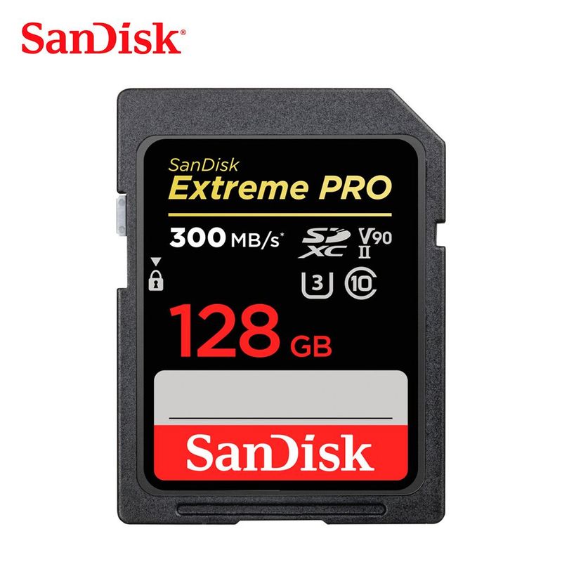 SANDISK - Memoria SD SanDisk 128GB Extreme PRO UHS-II  V90 SDXC