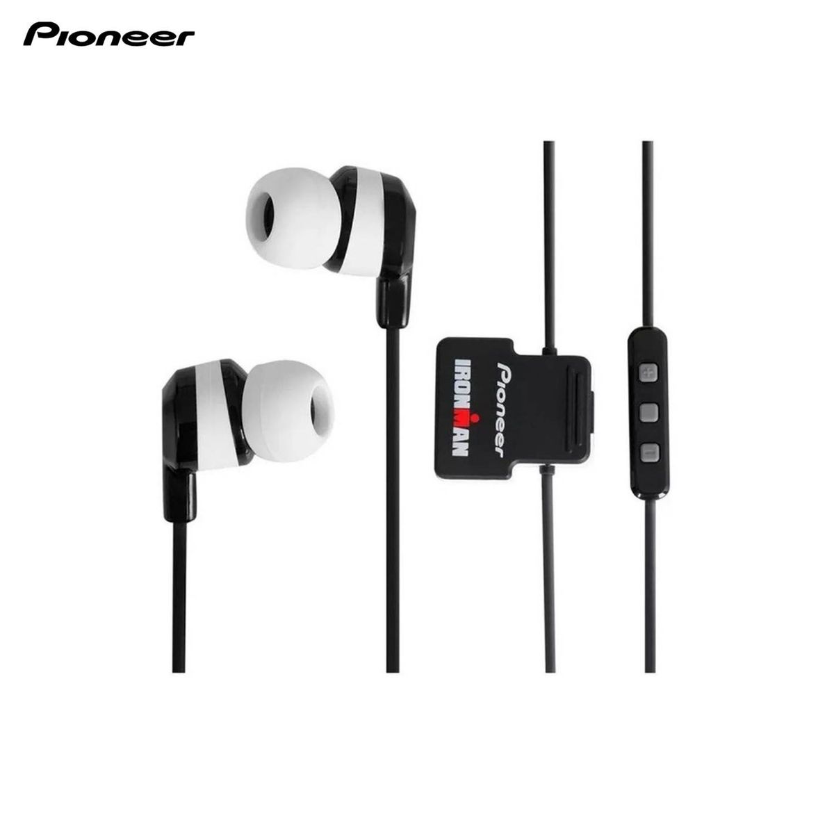 PIONEER - Audifono Pioneer deportivo Bluetooth IRONMAN SE-IM5BT - Blanco