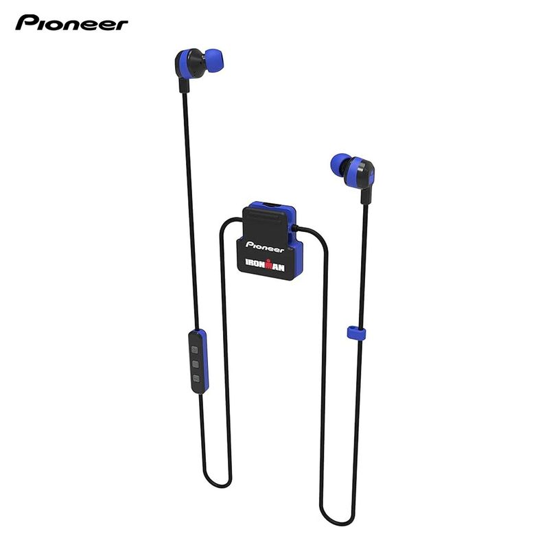 PIONEER - Audifono Pioneer deportivo Bluetooth IRONMAN SE-IM5BT - Azul