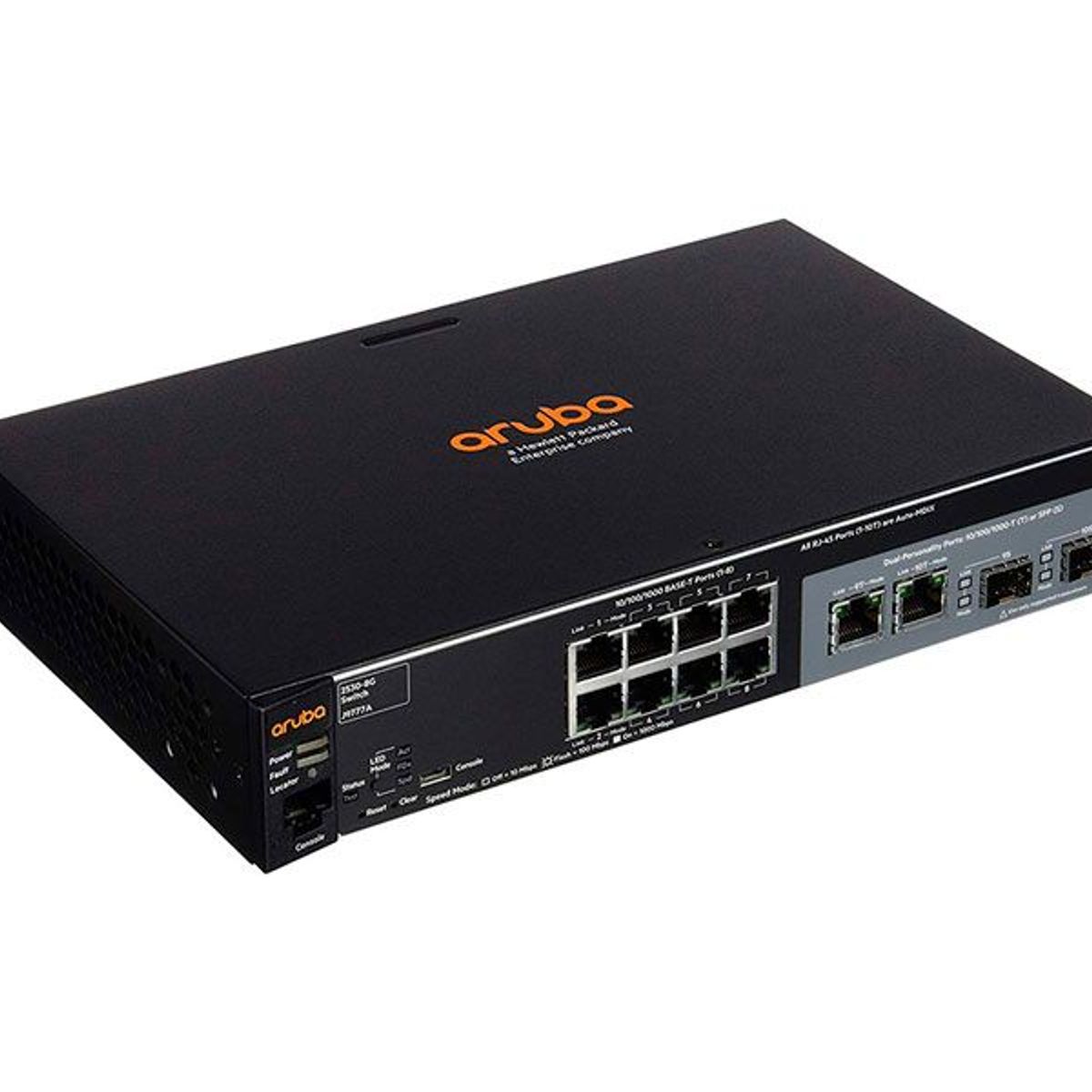 HP - SWITCH HPE ARUBA 2530-8G 8 PUERTOS GIGABIT - P/N: J9777A