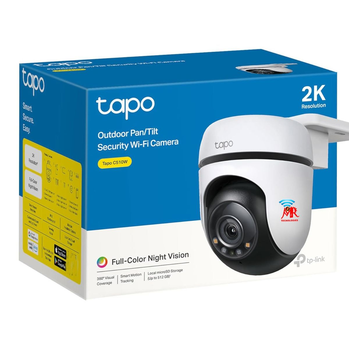 TP LINK - CAMARA IP TAPO C510W 2K OUTDOOR PANTILT