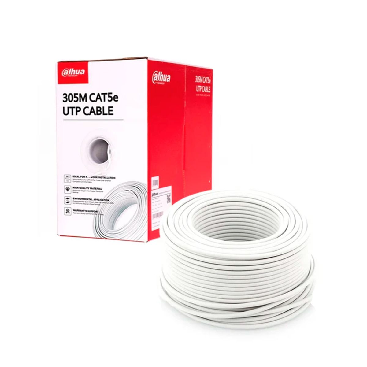 DAHUA - CABLE DE RED DAHUA DH-PFM920I-5EUN 305M P/N: DH-PFM920I-5EUN