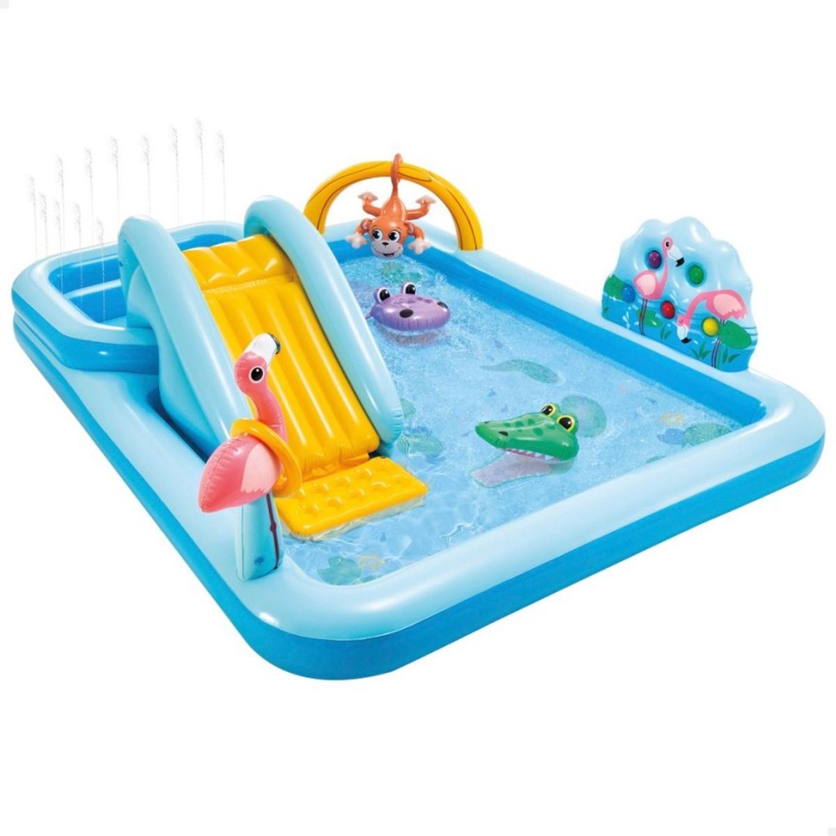 INTEX - Piscina Inflable Centro de Juegos Acuático Jungla Intex