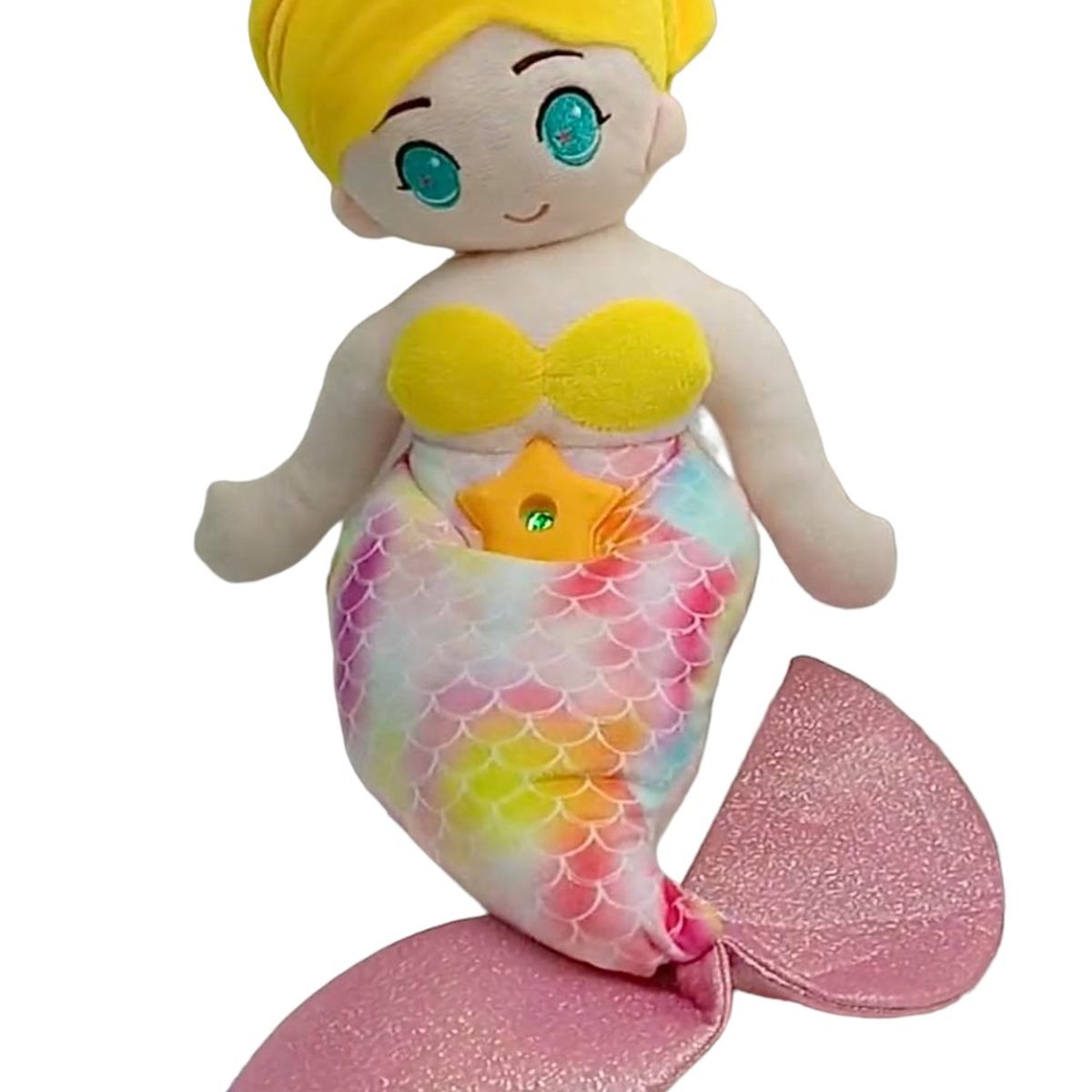 GENERICO - MUÑECA SIRENA CON PROYECTOR DE IMÁGENES Y MUSICAL