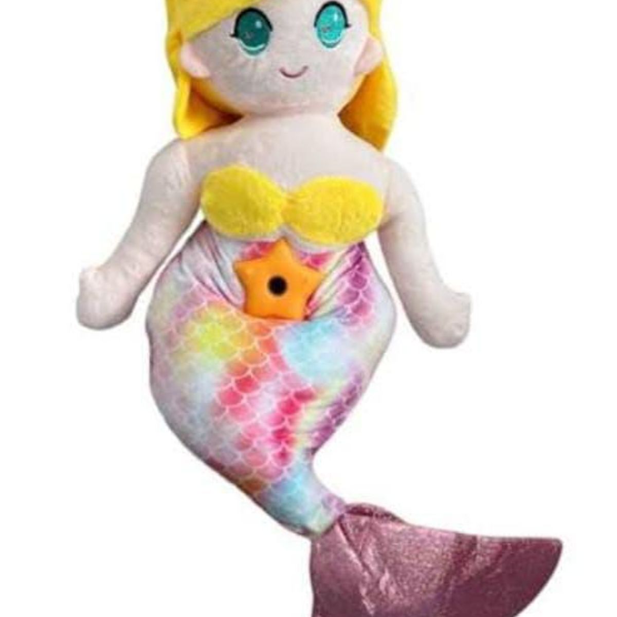 GENERICO - MUÑECA SIRENA CON PROYECTOR DE IMÁGENES Y MUSICAL