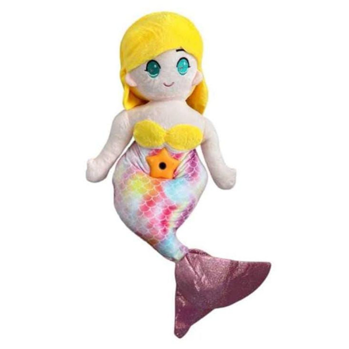 GENERICO - MUÑECA SIRENA CON PROYECTOR DE IMÁGENES Y MUSICAL