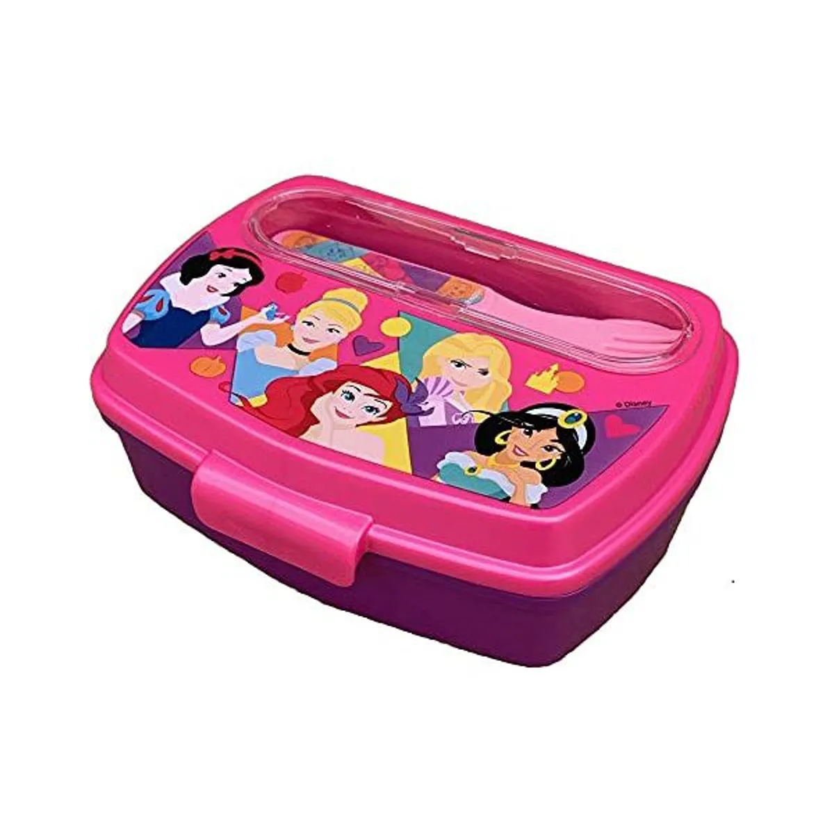 PRINCESA - Sadwichera rectangular con cubiertos Princesas