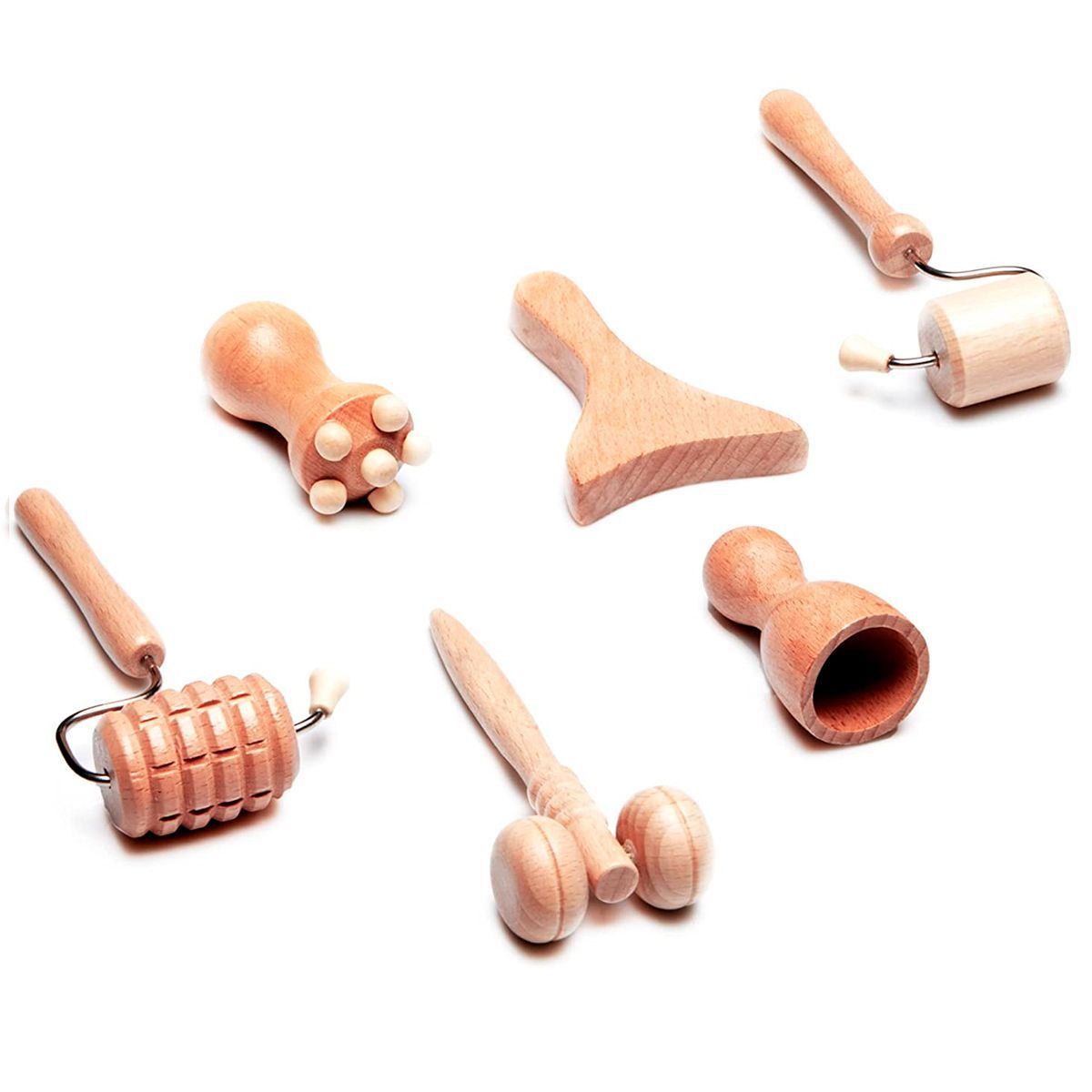 PERUMASSAGE - Kit Maderoterapia Facial de 6 Piezas