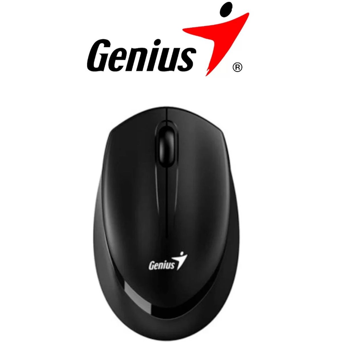 GENIUS - MOUSE GENIUS NX-7009 WIRELESS BLUEEYE ERGONOMICO BLACK