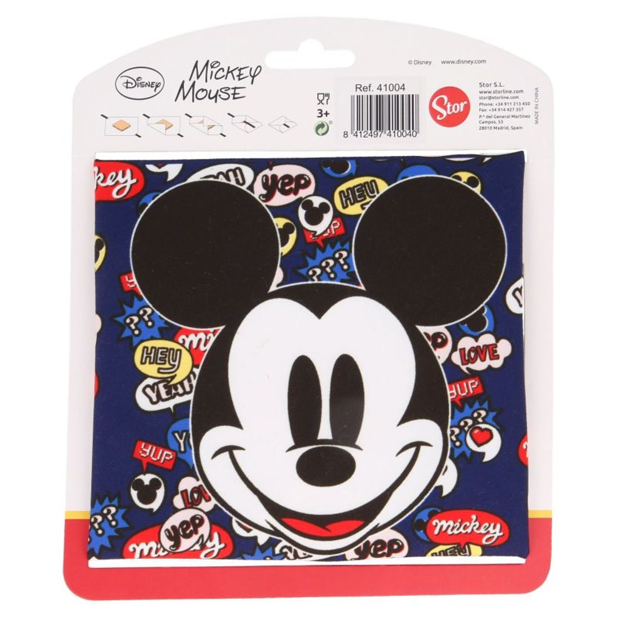 MICKEY MOUSE - Porta sandwich de tela Mickey Mouse