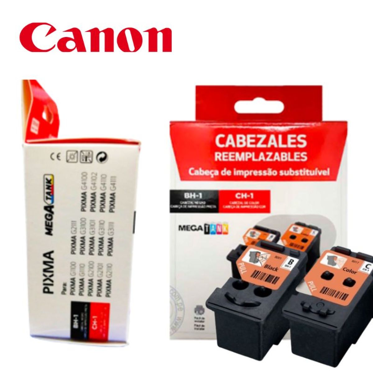 CANON - CABEZALES CANON NEGRO BH-1 Y COLOR CH-1