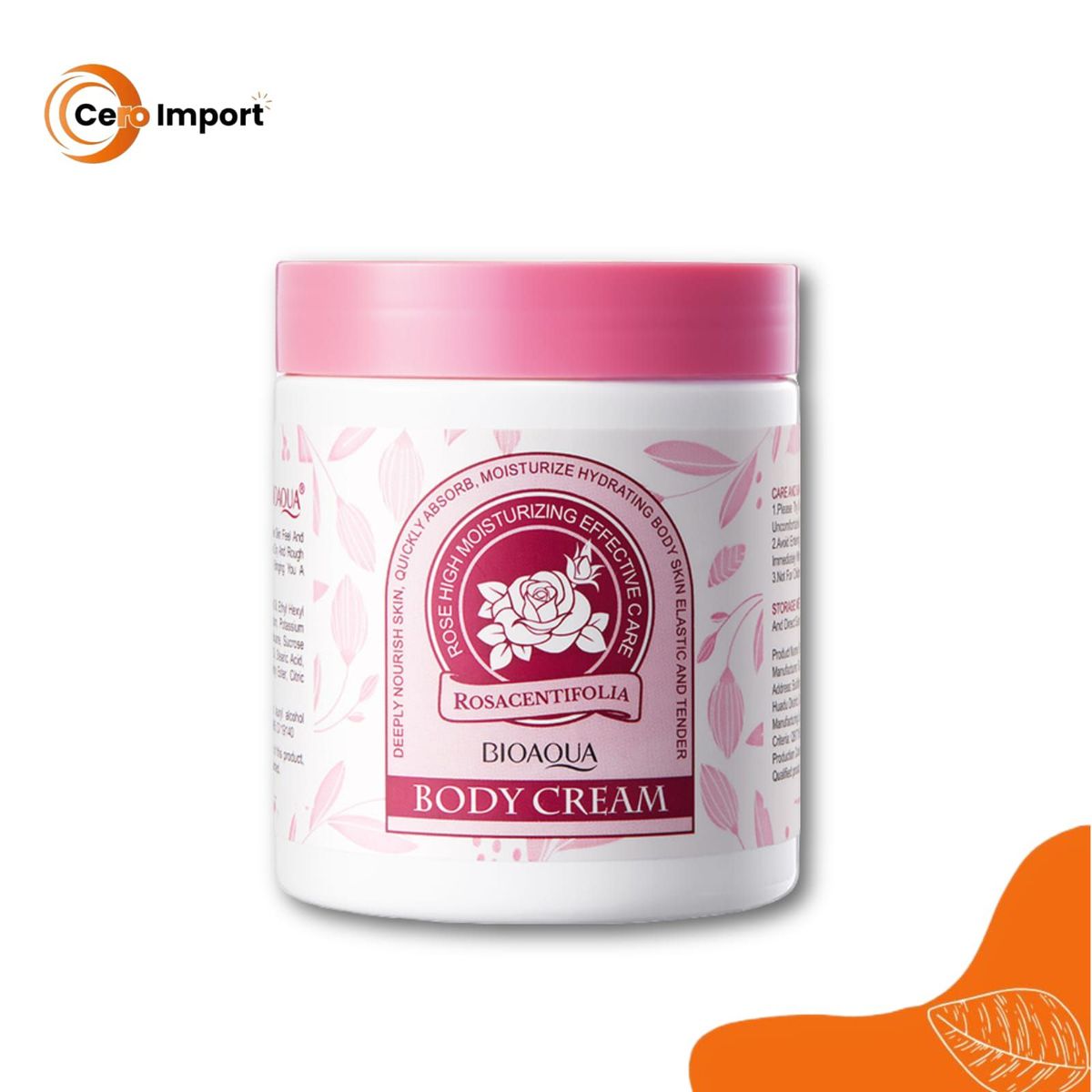 BIOAQUA - CREMA PARA EL CUERPO Rose Centifolia -  BIOAQUA