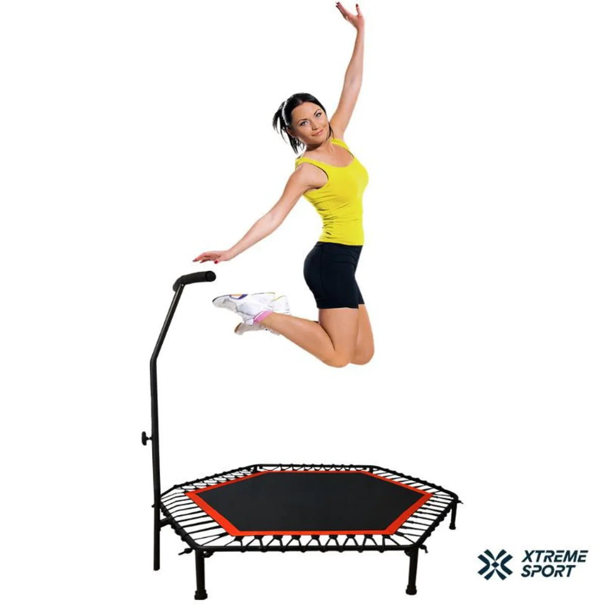 XTREME SPORT - Trampolin de Gimnasia Saltarin Fitness con Parante 120kg