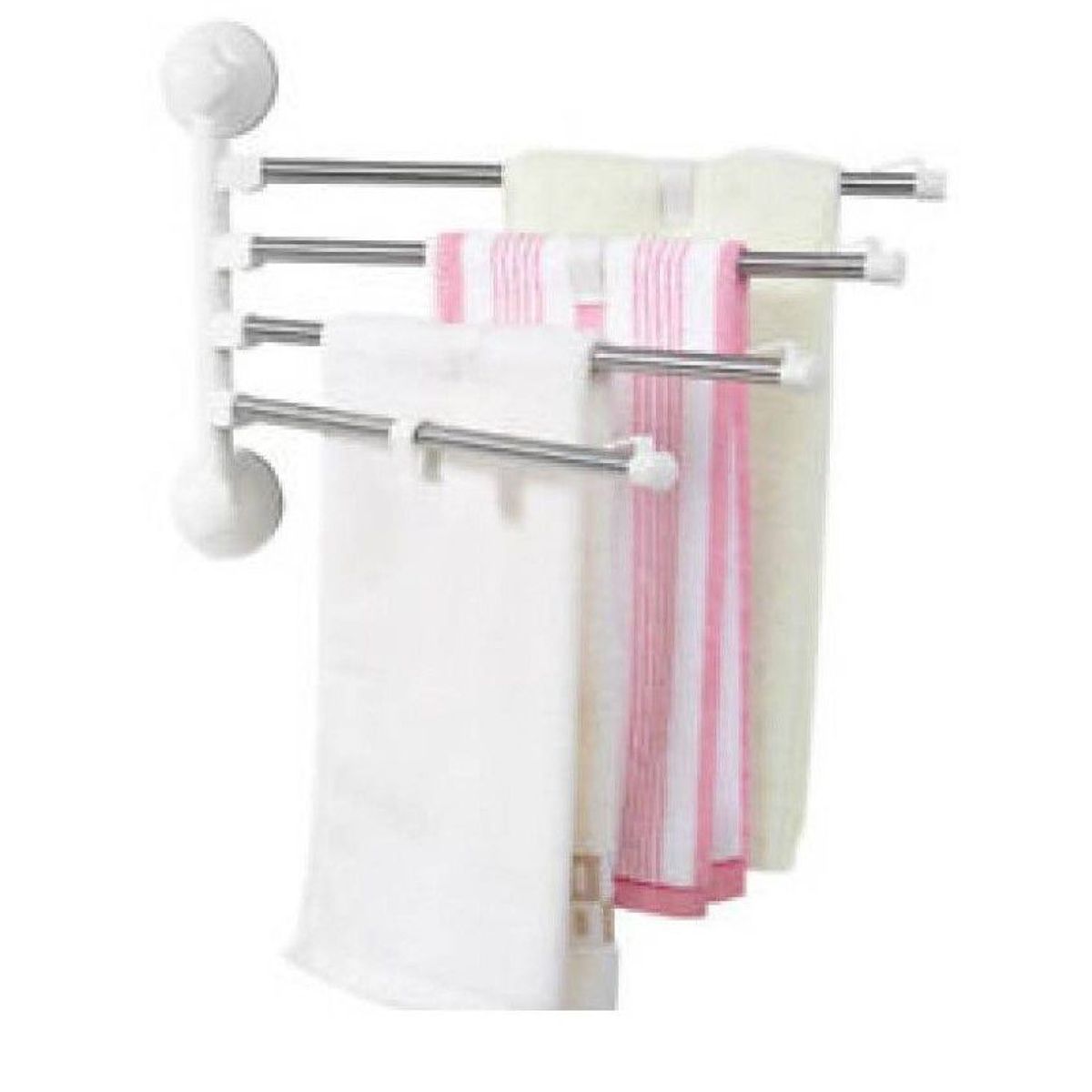 GENERICO - Toallero rack colgador soporte de baño