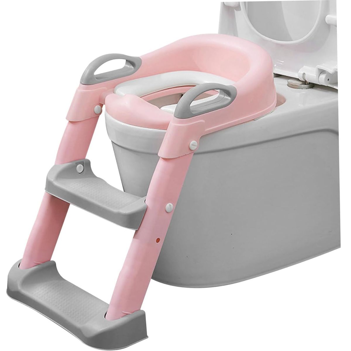 OEM - Asiento de Entrenamiento Ajustable para Inodoro Rosado