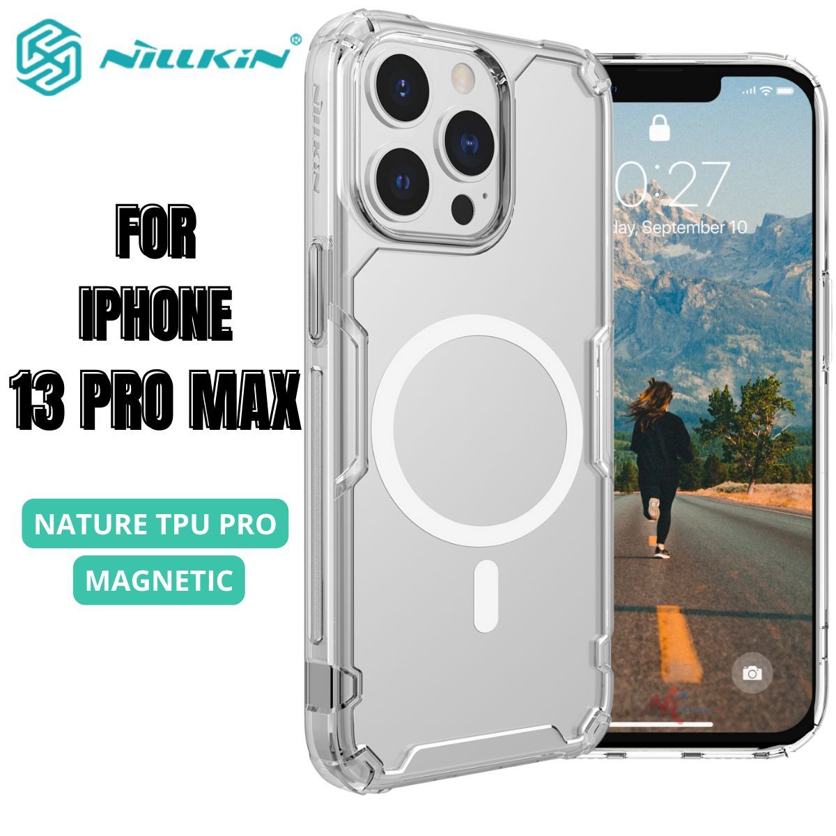 NILLKIN - Case Nillkin Nature Clear - iPhone 13 Pro Max (MagSafe)