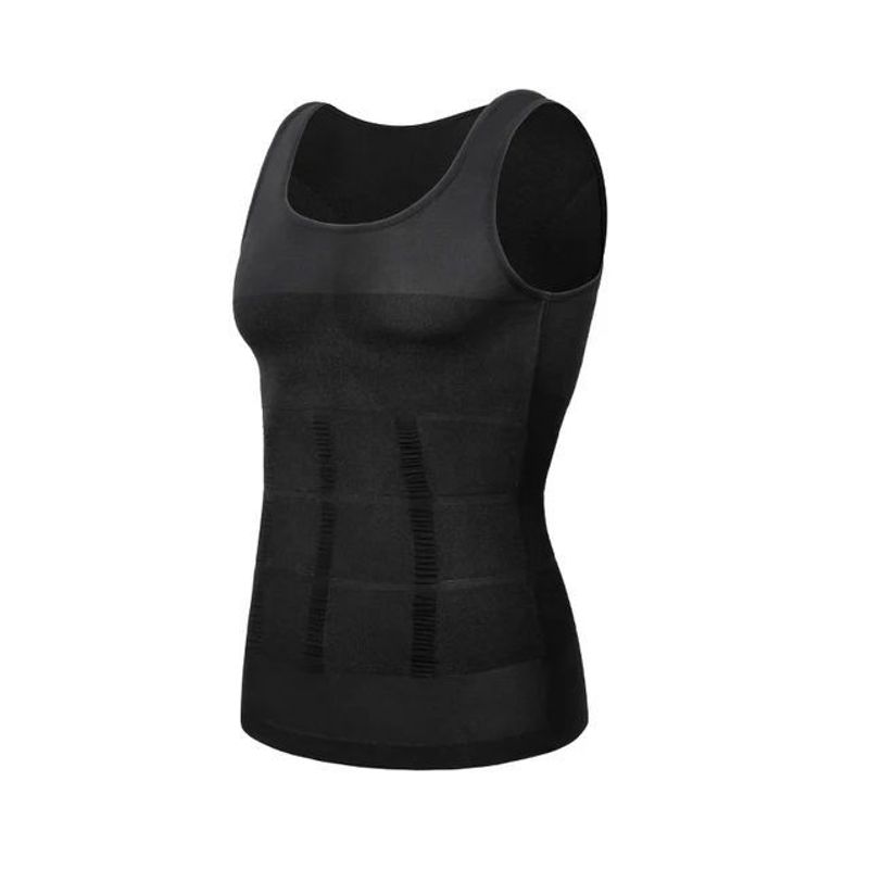 GENERICO - BVD HOMBRE REDUCTOR FORMADOR MOLDEADOR ALTA COMPRESIÓN ABDOMINAL NEGRO