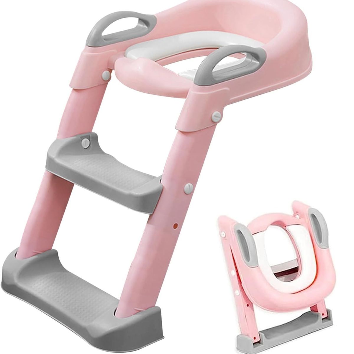 OEM - Asiento de Entrenamiento Ajustable para Inodoro Rosado