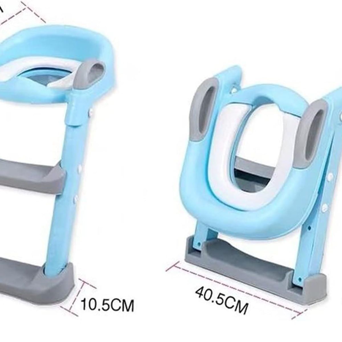 OEM - Asiento de Entrenamiento Ajustable para Inodoro Celeste