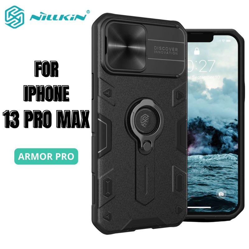 NILLKIN - Case Nillkin Armor Black - iPhone 13 Pro Max