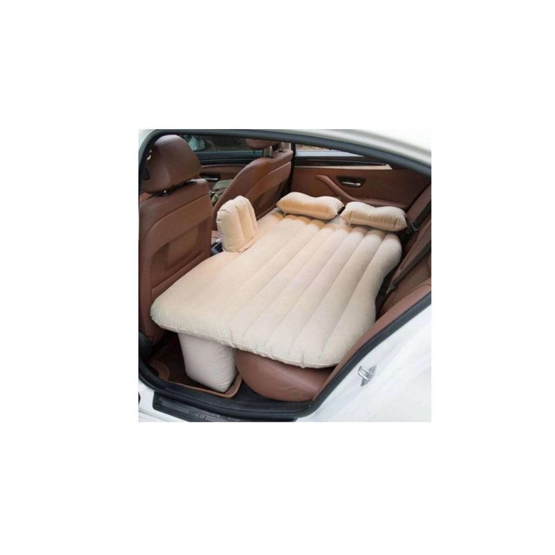 GENERICO - Colchon Inflable para Auto Beige