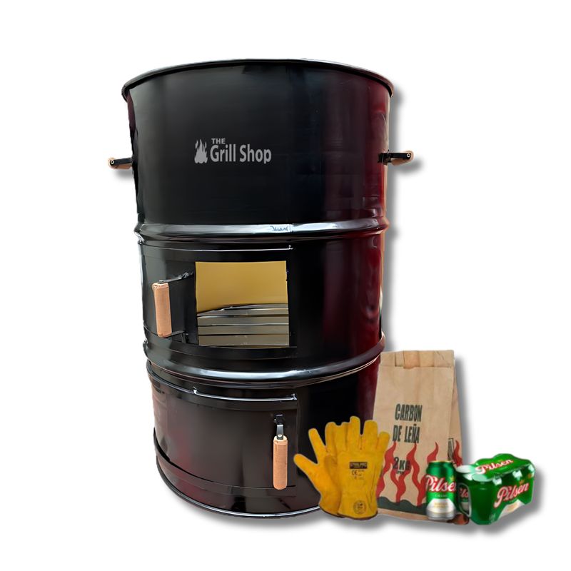 THE GRILL SHOP - Cilindro Parrillero Grande Grill Shop  Guantes  Ganchos  Carbon