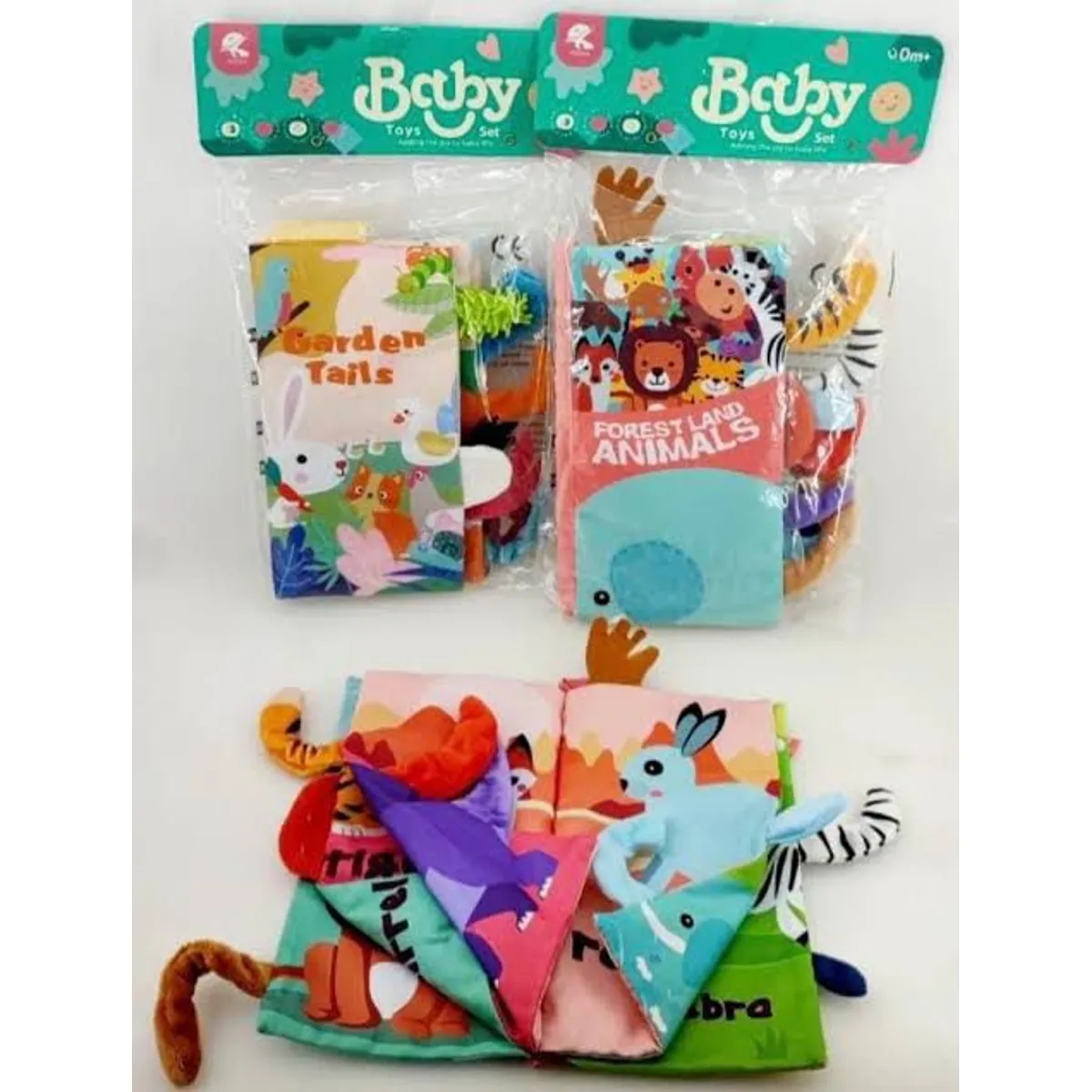 GENERICO - Libro de texturas para bebe sobre animales