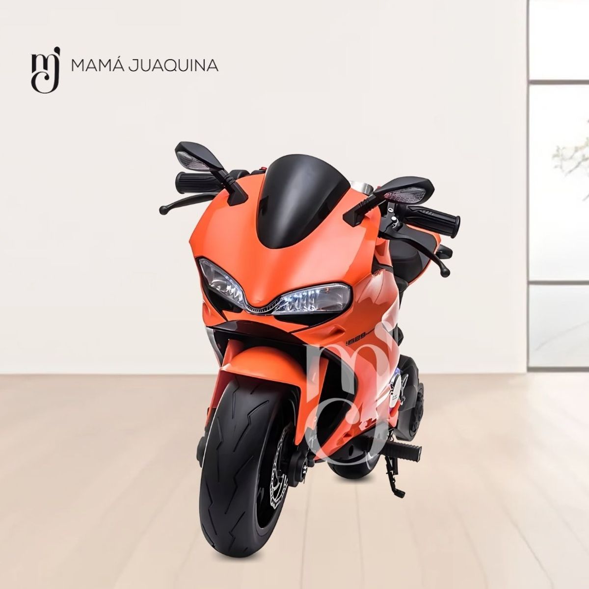 DUCATI - Moto a Batería para Niños «DUCATI DIAVEL» Licenced Orange