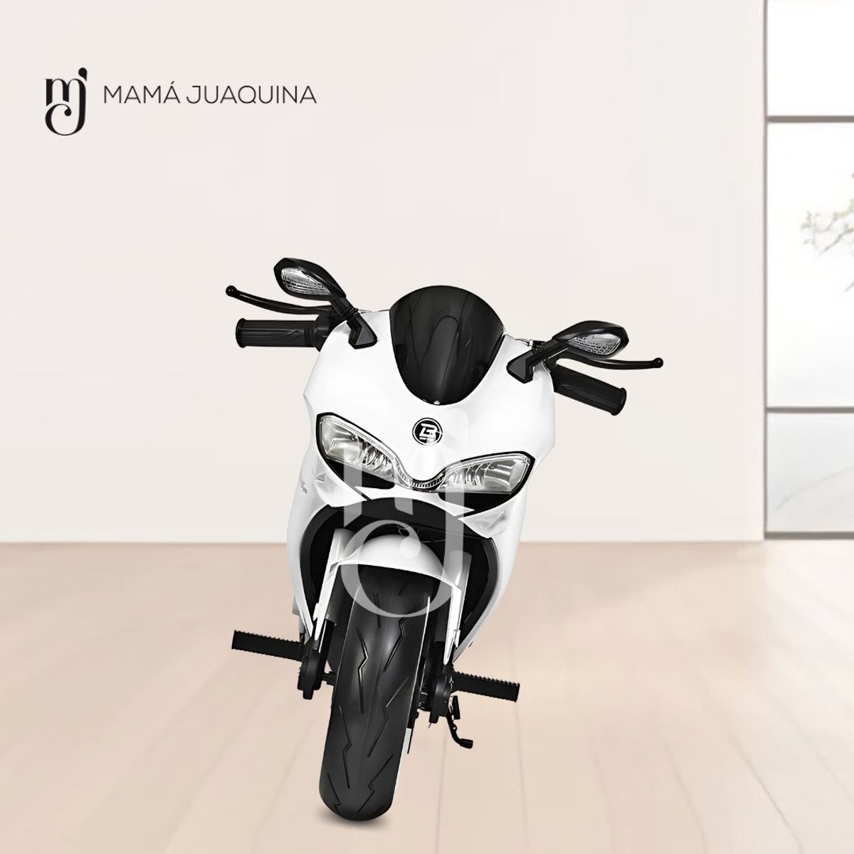 DUCATI - Moto a Batería para Niños «DUCATI DIAVEL» Licenced White