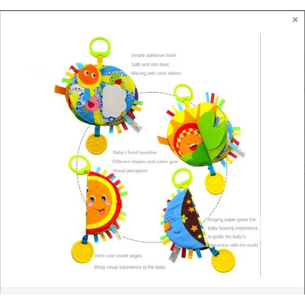 GENERICO - libro de textura para bebe sobre los planetas