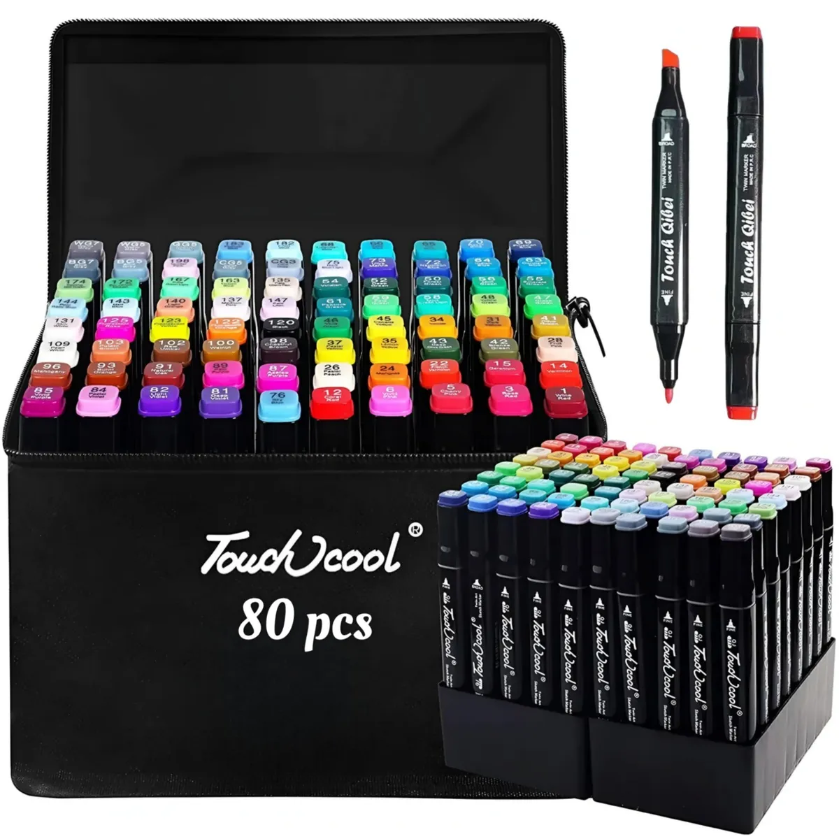 TOUCH - plumones marcadores 80 und doble punta dibujo artístico