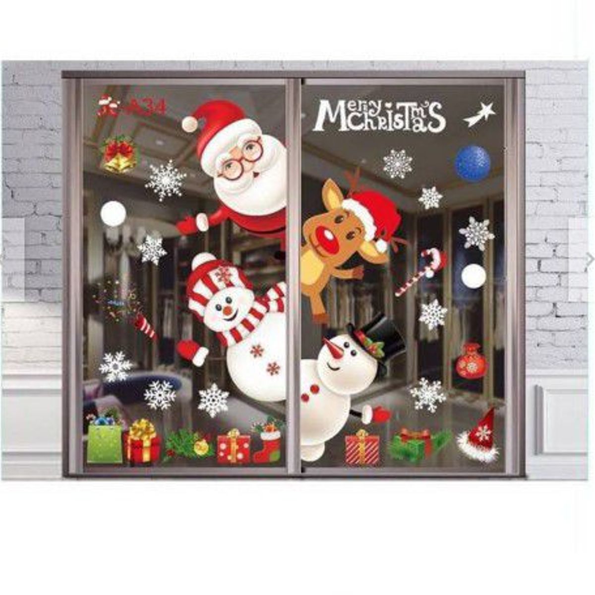 GENERICO - pegatina para navidad tendencia 2024