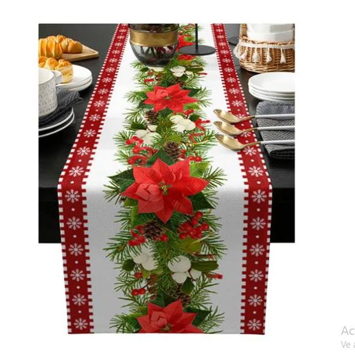 GENERICO - Camino de Mesa Navideño 33x150 Modelo