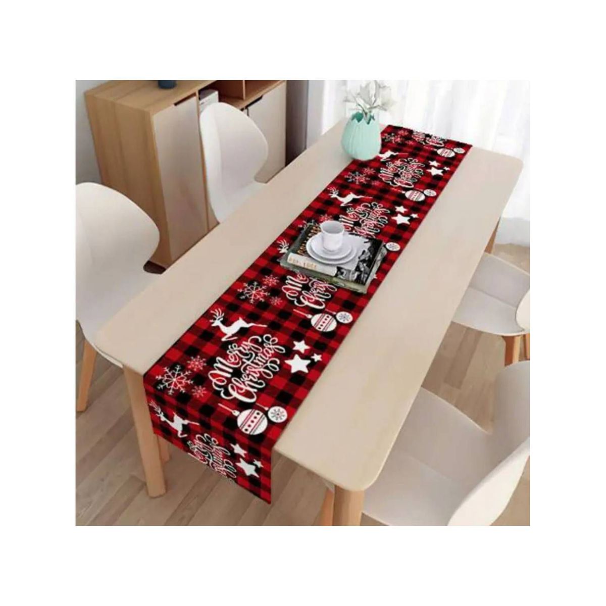 GENERICO - Camino de Mesa Navideño 33x180 Modelo