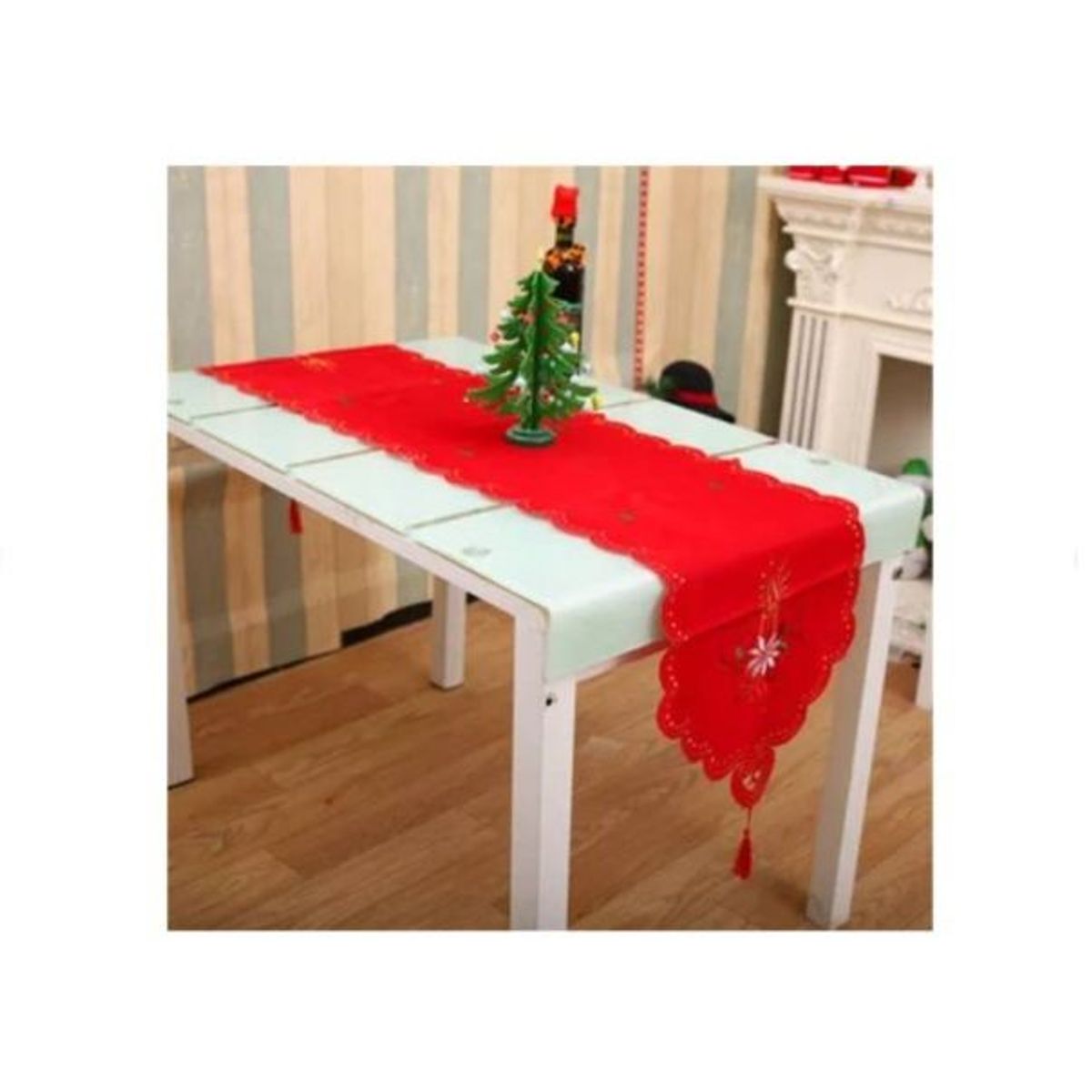 GENERICO - Camino de mesa motivos navideños de calidad