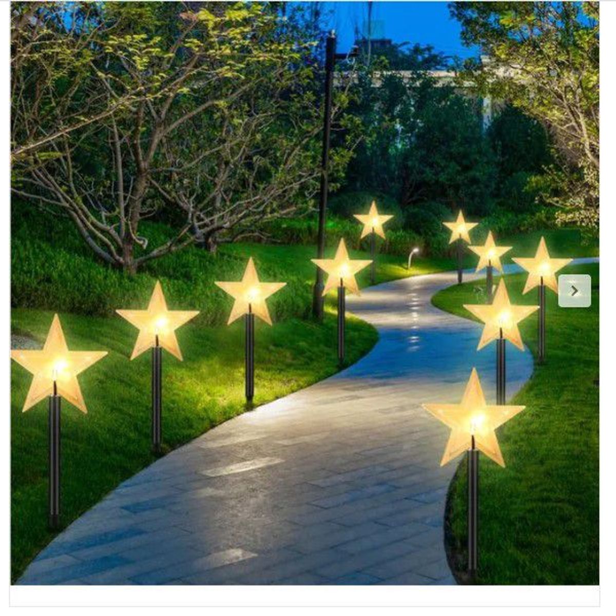 GENERICO - luces navidad estaca jardin