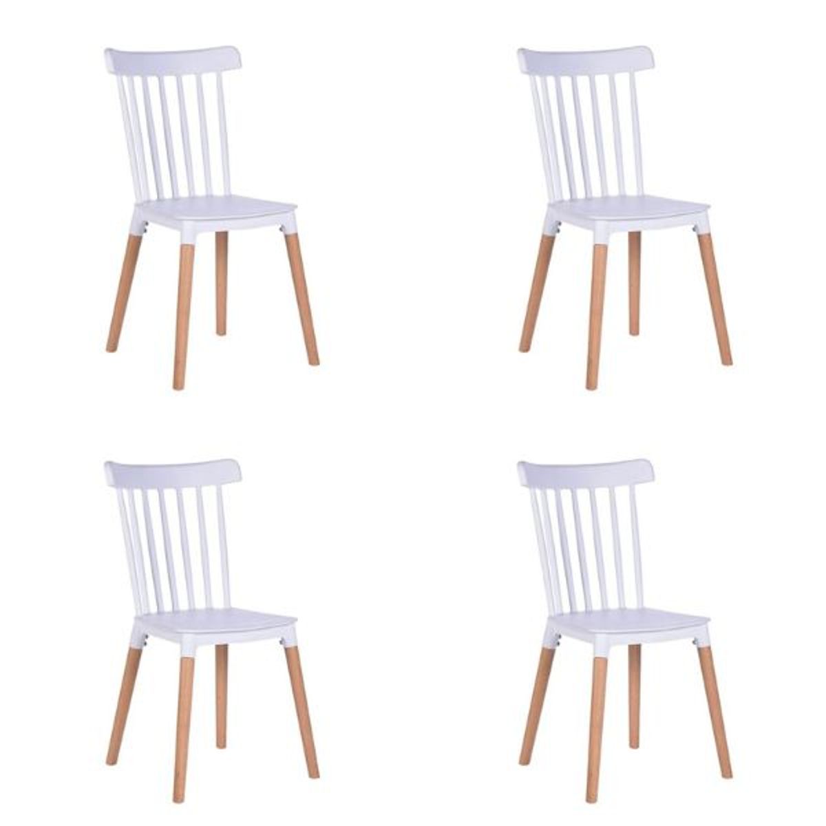 GRUPO CB - Silla Con Respaldo Modelo Nova Set x 4