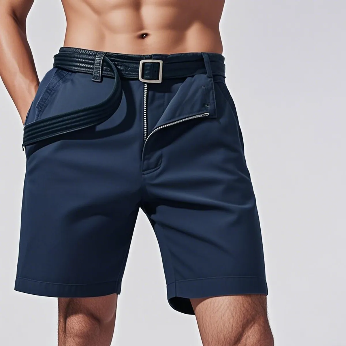 DENISASAA - Pantalones cortos Cargo Casual Stretch Pantalones de playa para hombre